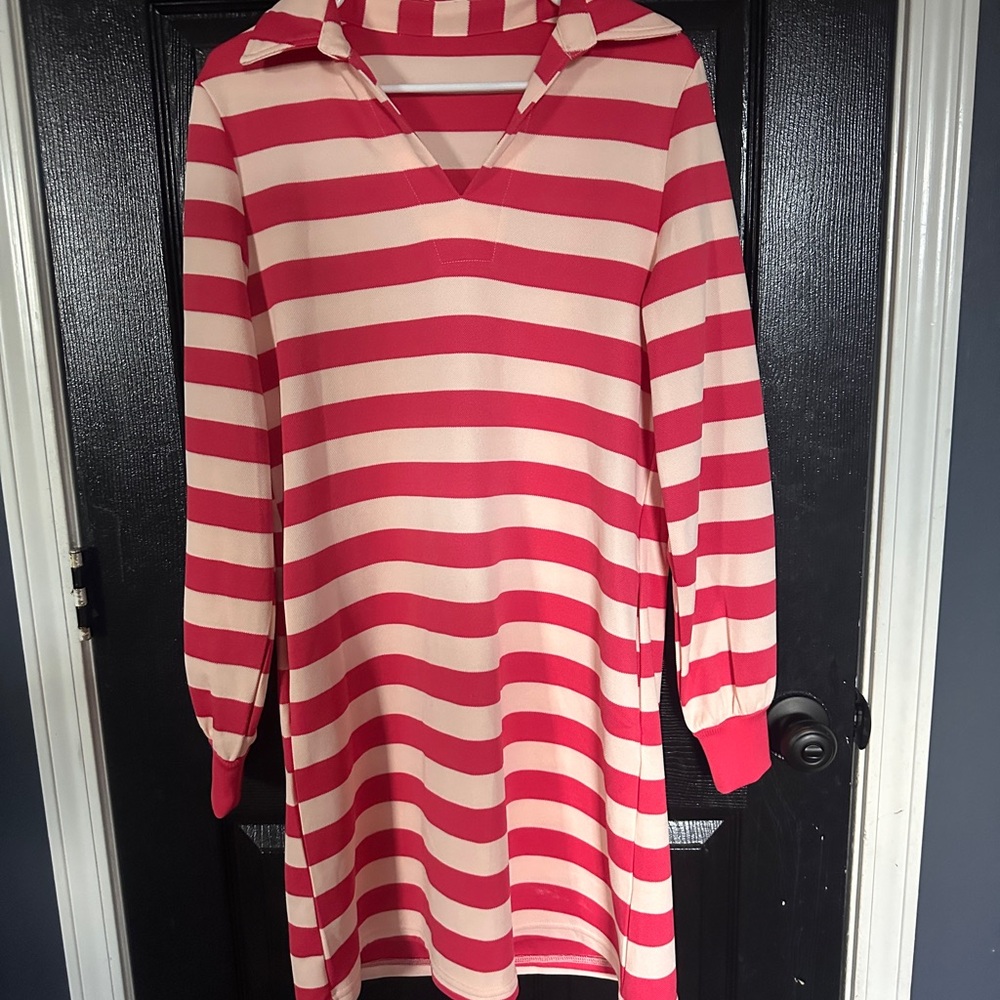 Pink Striped Dress